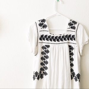 EMBROIDERED WHITE DRESS